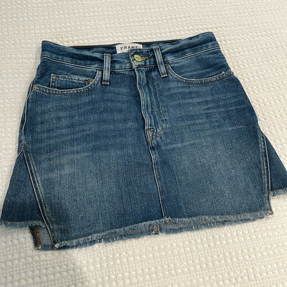 Frame Denim Short Skirt